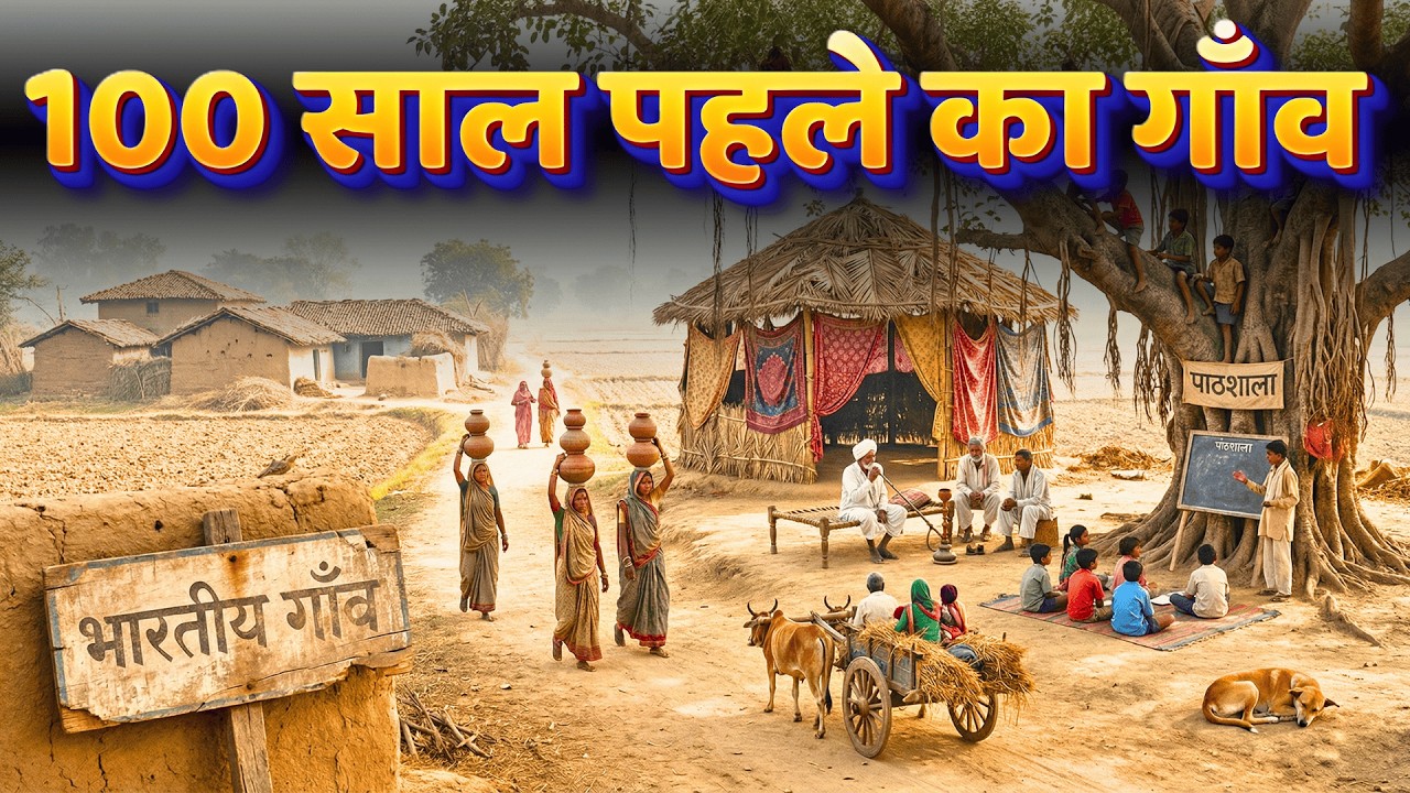 100 साल पहले का भारत | गाँवों की सच्ची ज़िंदगी