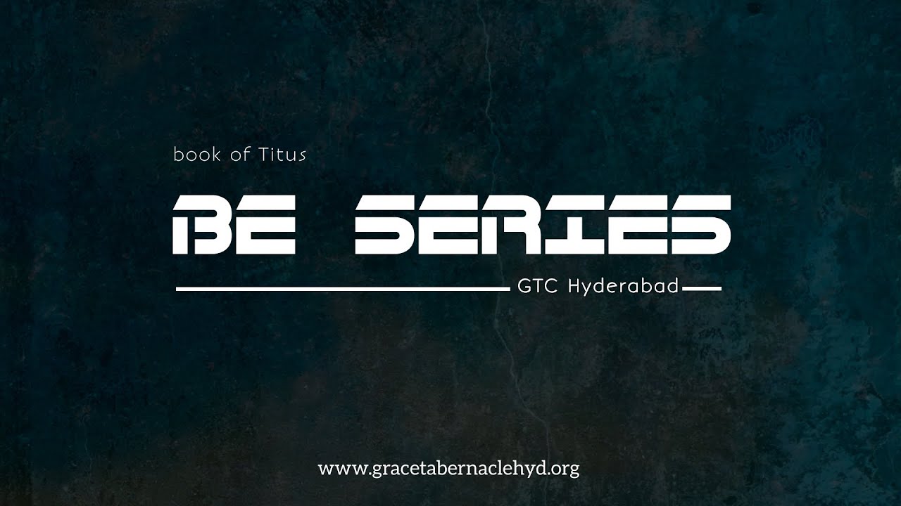 Be sanctified!