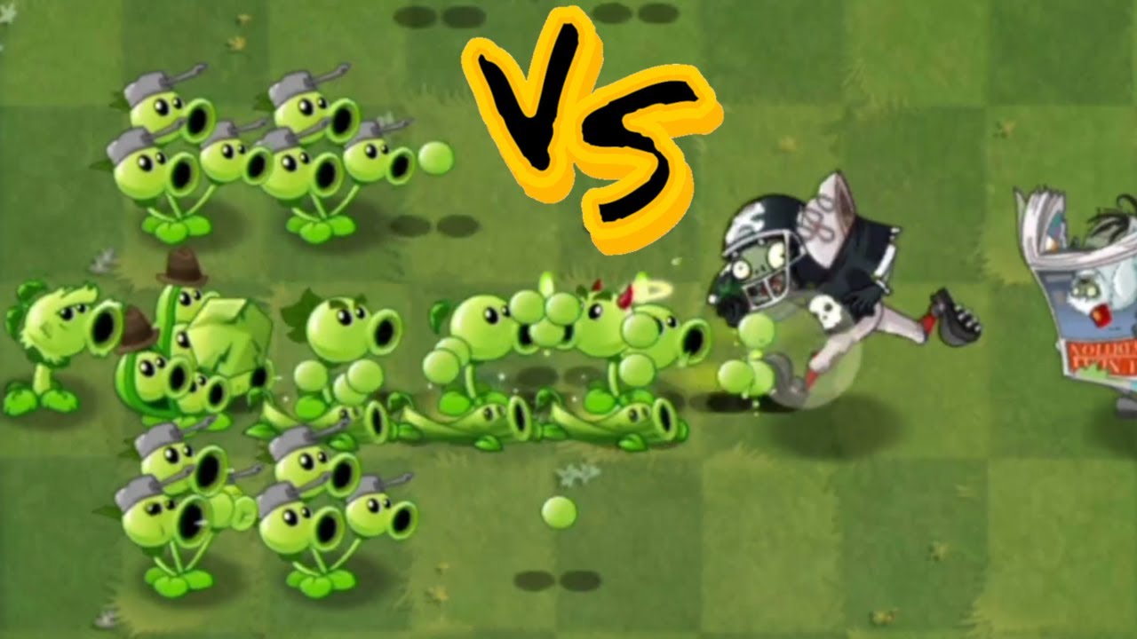 All Plant Families 3 vs Giga Football Zombie & Sunday Newspaper Zombie | Mronger