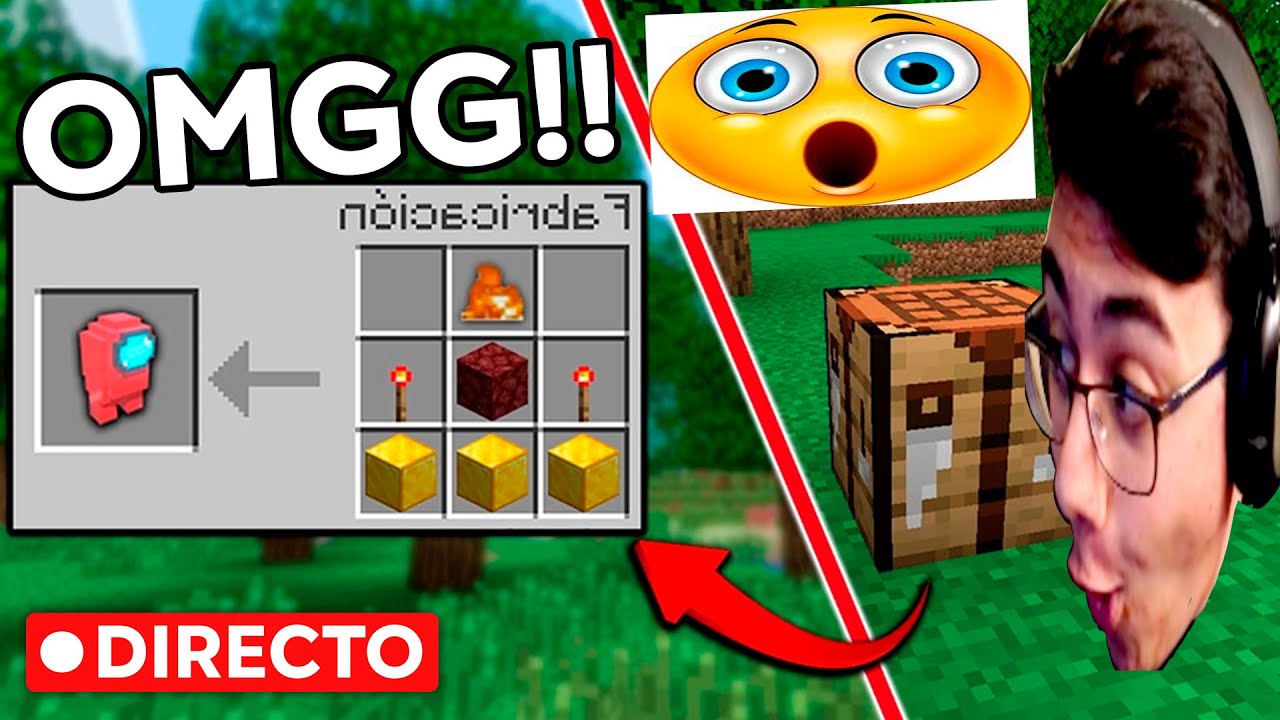 Minecraft pero todos los crafteos son ALEATORIOS 😱😱😱😱😱😱😱😱😱😱