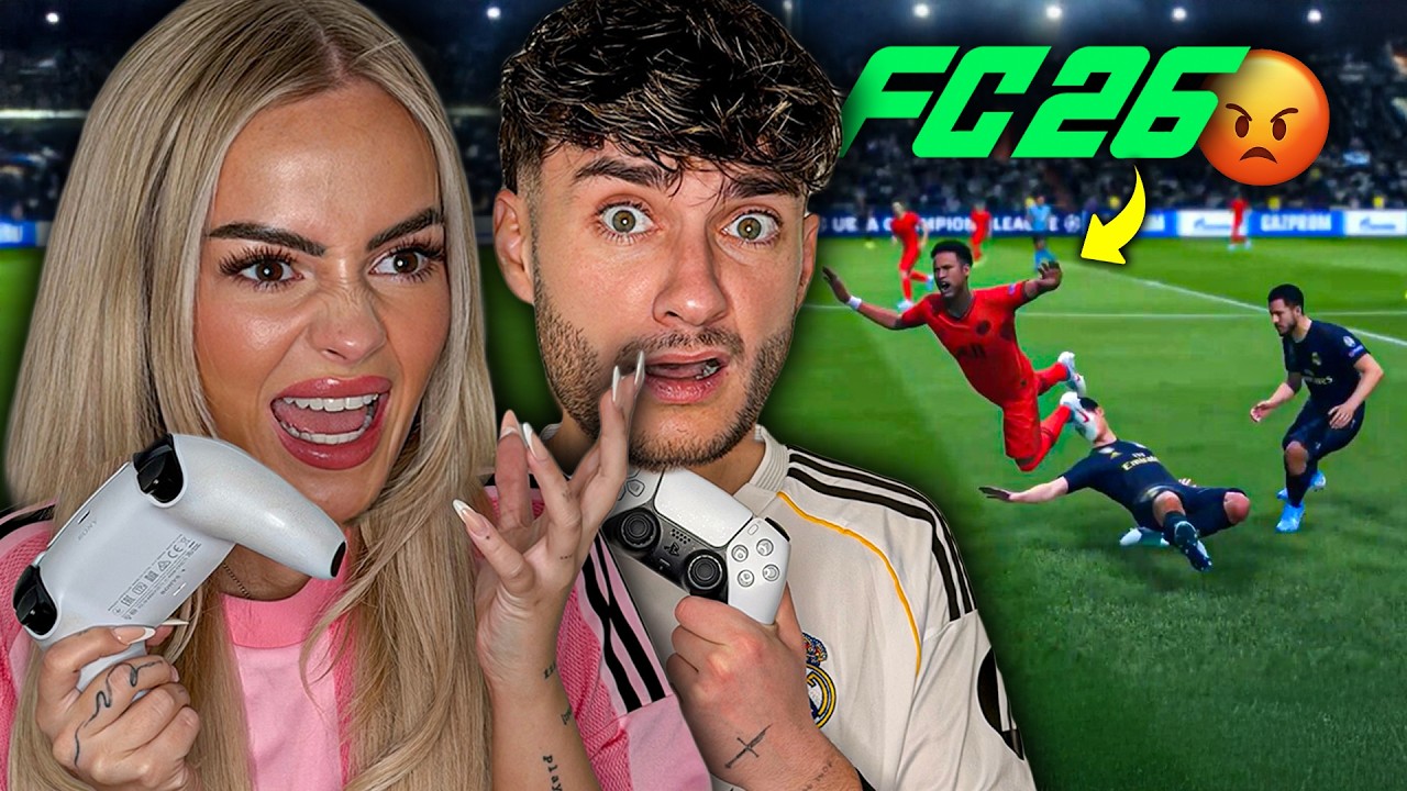 SIE SPIELT zum 1. MAL FC 26 gegen mich! *kompletter Crashout*