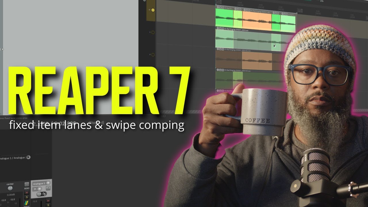 #REAPER7 Fixed Item Lanes and Swipe Comping