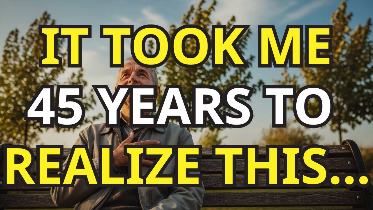 I'm 70… It Took Me 45 Years To Realize This (Don't Waste Yours)