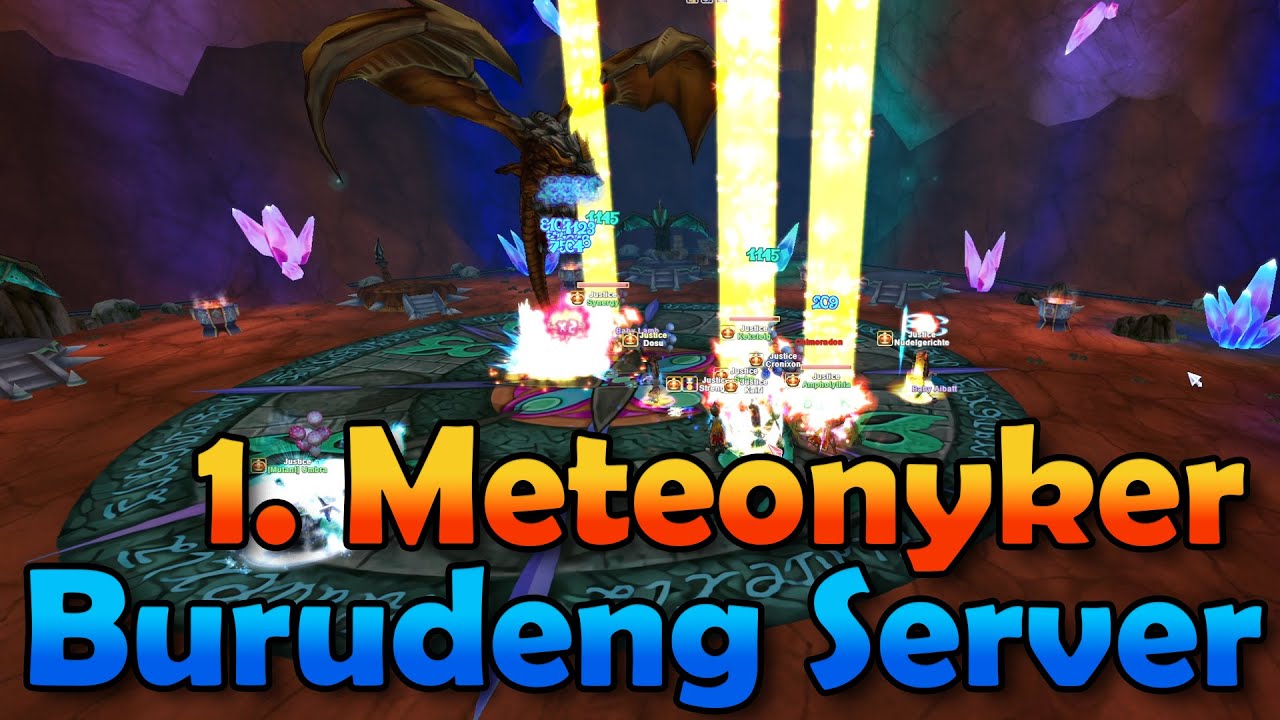 FlyFF Universe - First Meteonyker kill on Burudeng Server | 25.06.2022 | Justice Guild