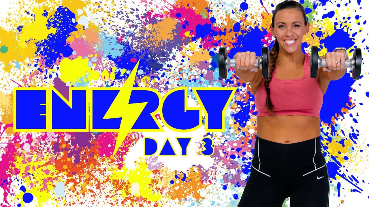 40 Minute Cardio and Upper Body Pull Circuit Workout | ENERGY - Day 3