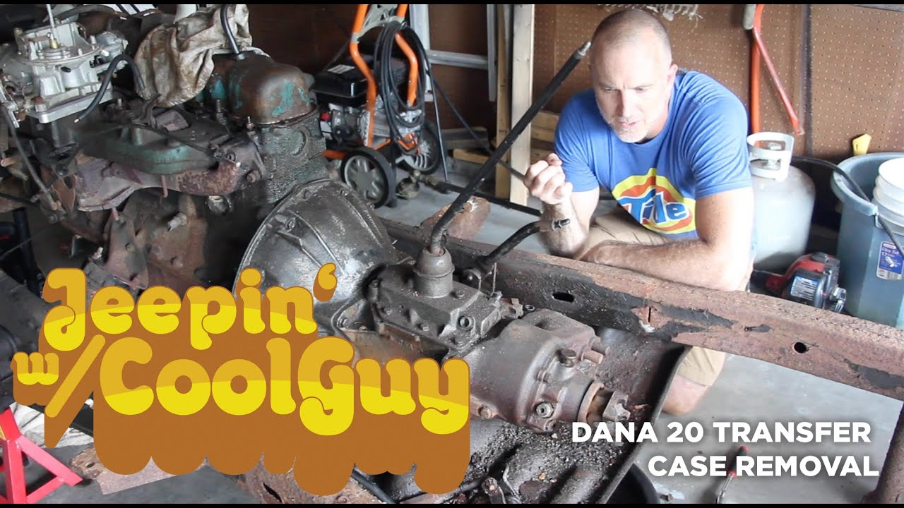 Снятие раздаточной коробки Jeep CJ7 Dana 20