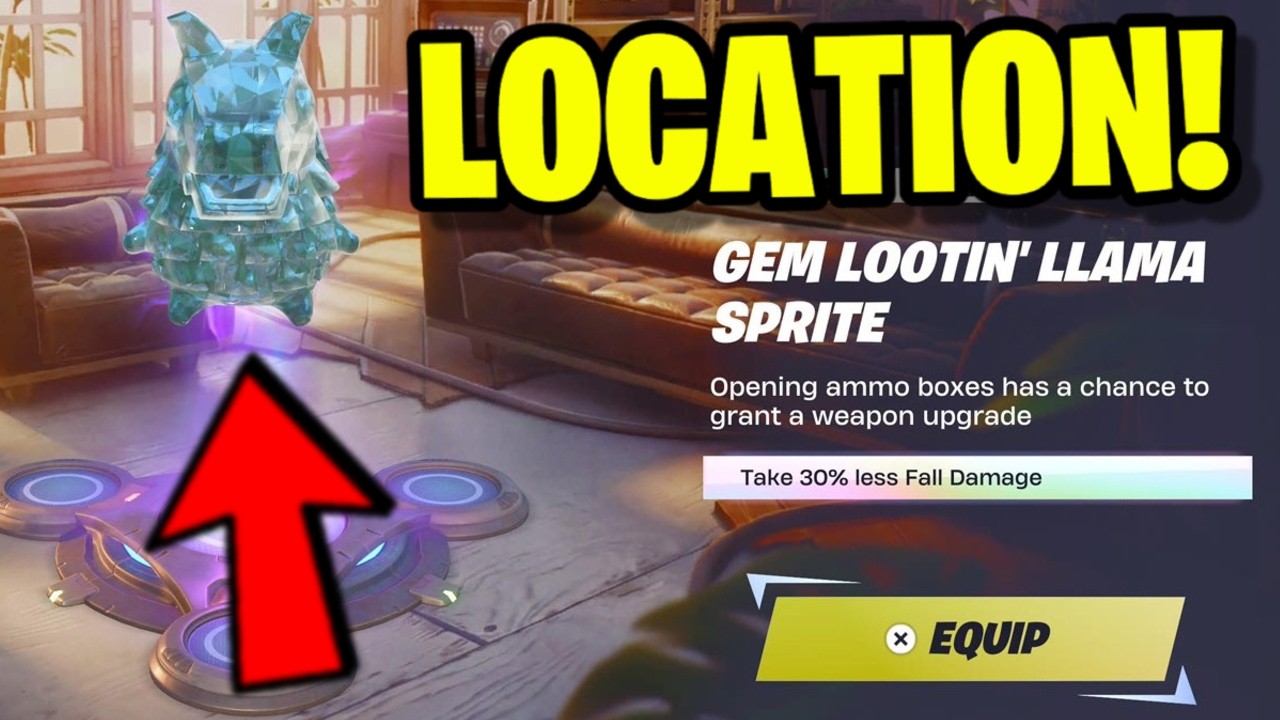 КАК ПОЛУЧИТЬ ГРАФФИТИ &laquo;GEM LOOTIN LLAMA&raquo; В FORTNITE!