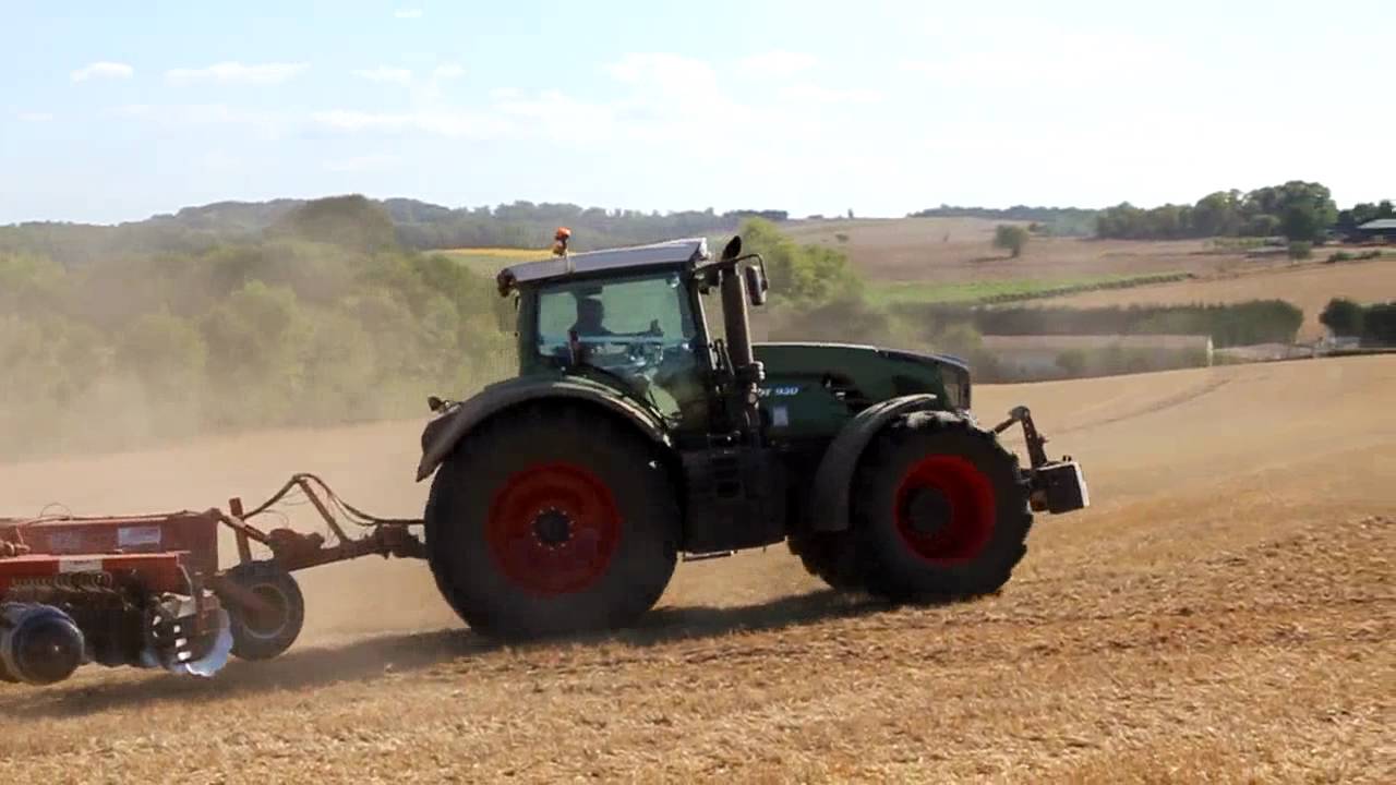 Fendt 930 et Gregoire Besson Discopak dechaumage charente 2