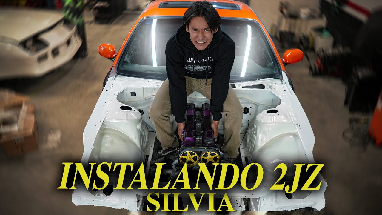 Instalando motor 2JZ en SILVIA S14 | Kenyi Nakamura