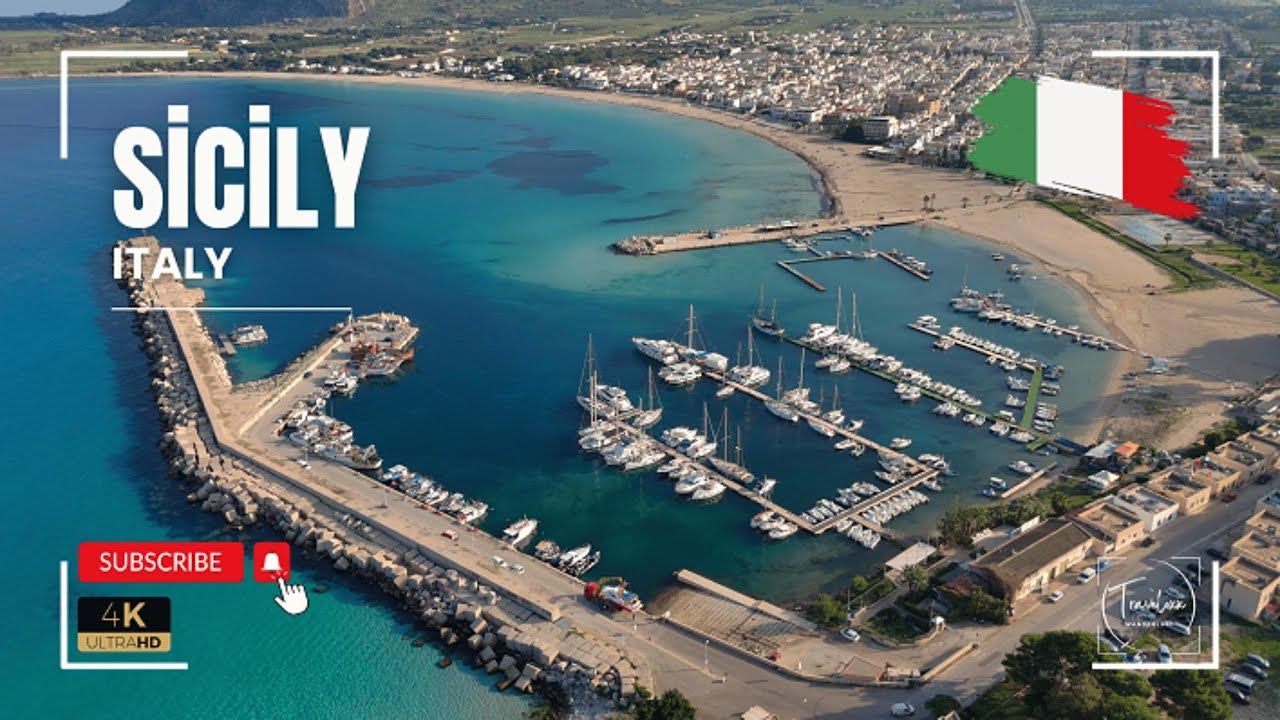 Exploring Sicily: A Visual Journey with Drone Footage & Music 4K
