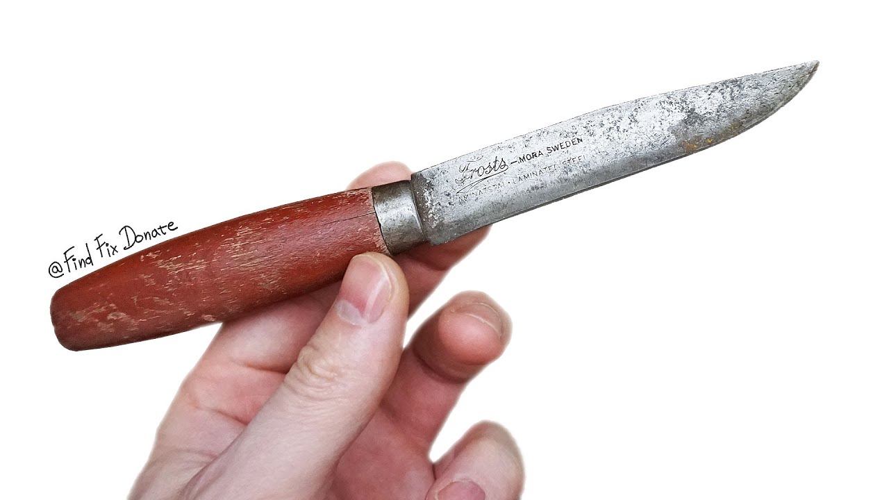 Восстановление старого ножа MORA Frost