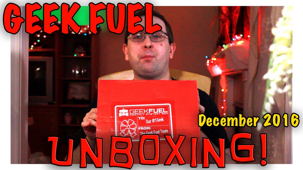 UNBOXING! Geek Fuel December 2016 - Marvel, Harry Potter, Mario