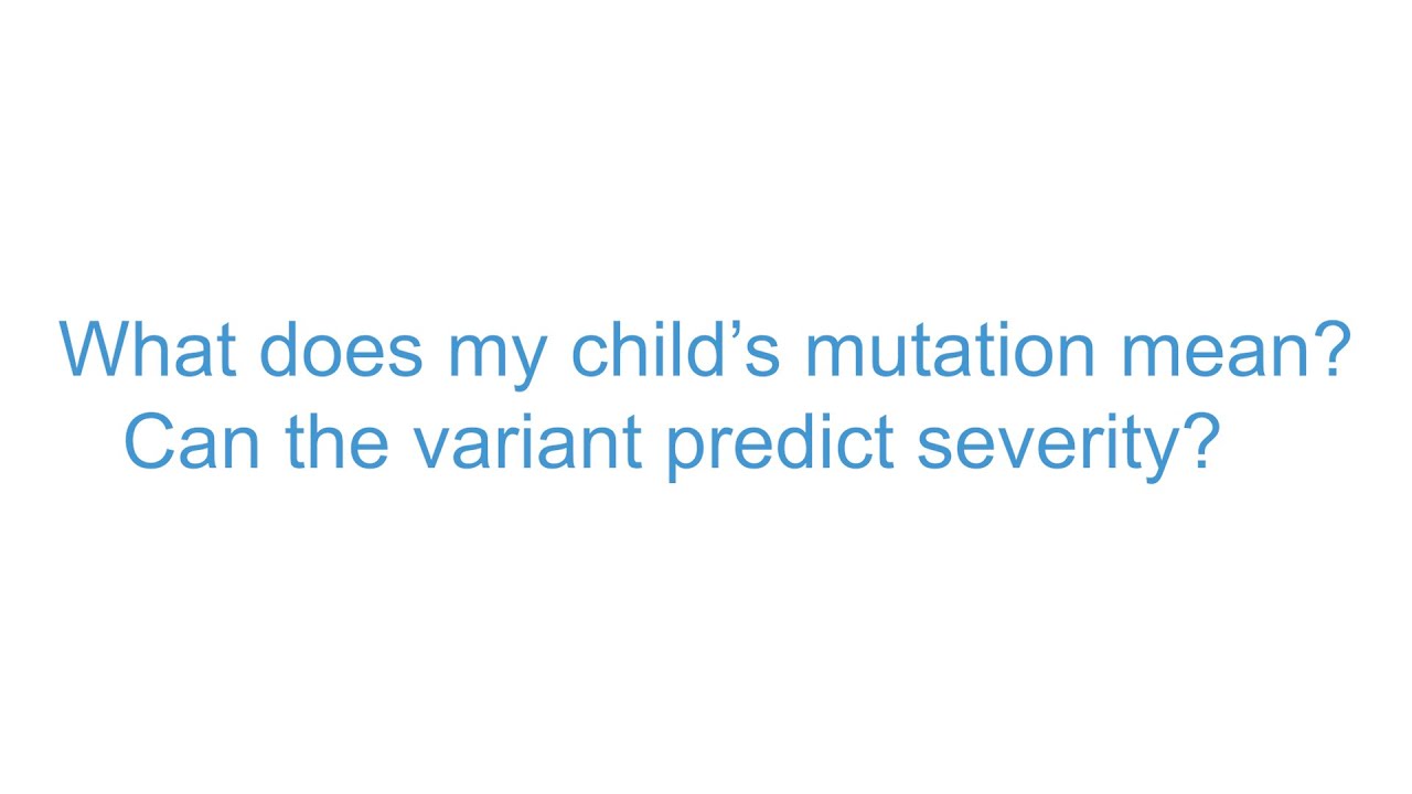 The Muenzer MPS Research and Treatment Center FAQ: Mutation and variant predict severity