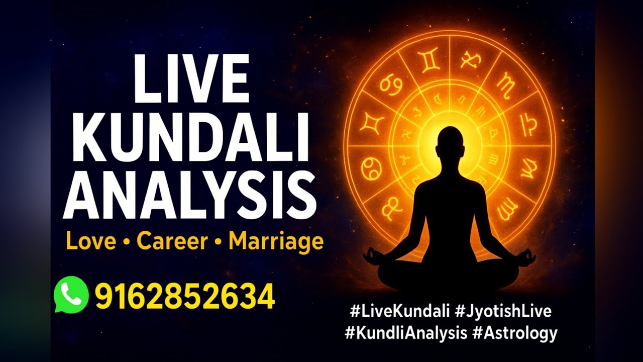 🔮 Live Kundali Analysis | Love 💖 Career 💼 Marriage 💍 | Live Jyotish  #KundaliAnalysis #LiveAstrology