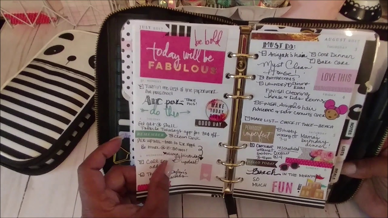 Kate Spade Planner Setup 2017