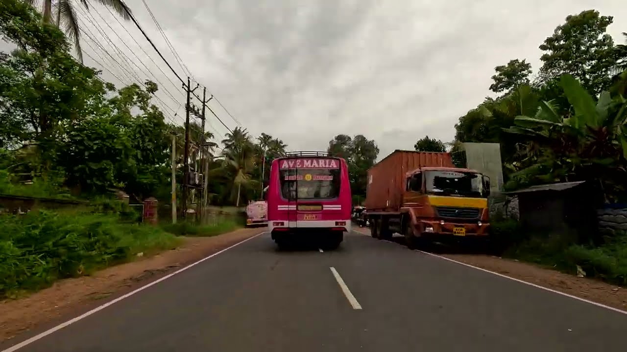 [4K - UHD] Scenic Drive Through Village Roads in  Kerala, India 🔥 [ 4K - HDR ] - 60 FPS 🔥