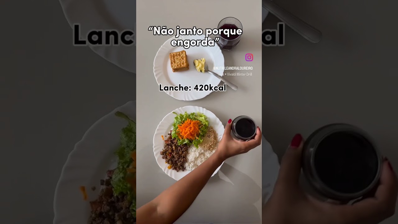Jantar não engorda.🍴🥗