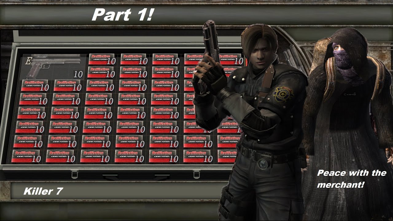 RE4 Resident evil 4 only Killer7 (Accuracy gameplay) Part 1