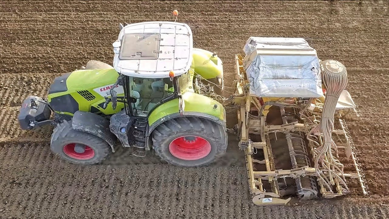 Claas Axion 870 | SEMINA TRITICALE | Alpego Airspeed As2 Plus
