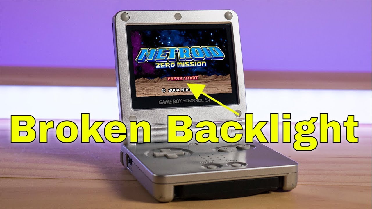 Gameboy Advance SP Backlight (Frontlight) Repair #gameboy #gaming