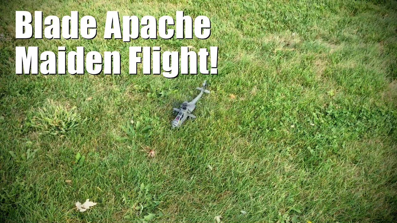 Blade Apache AH-64 Maiden Flight!