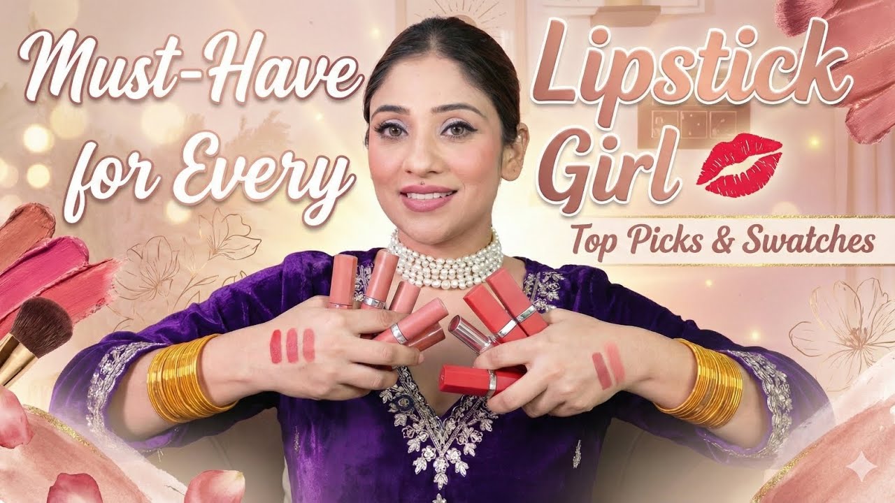 Lipstick must have for every girls || nudes & red  shystyles