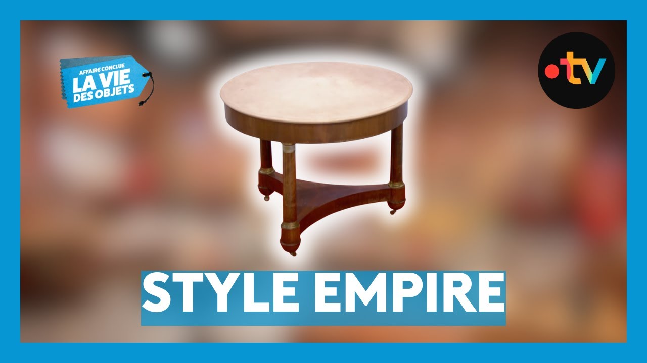 Une table style empire retrouve sa splendeur⎮La vie des objets
