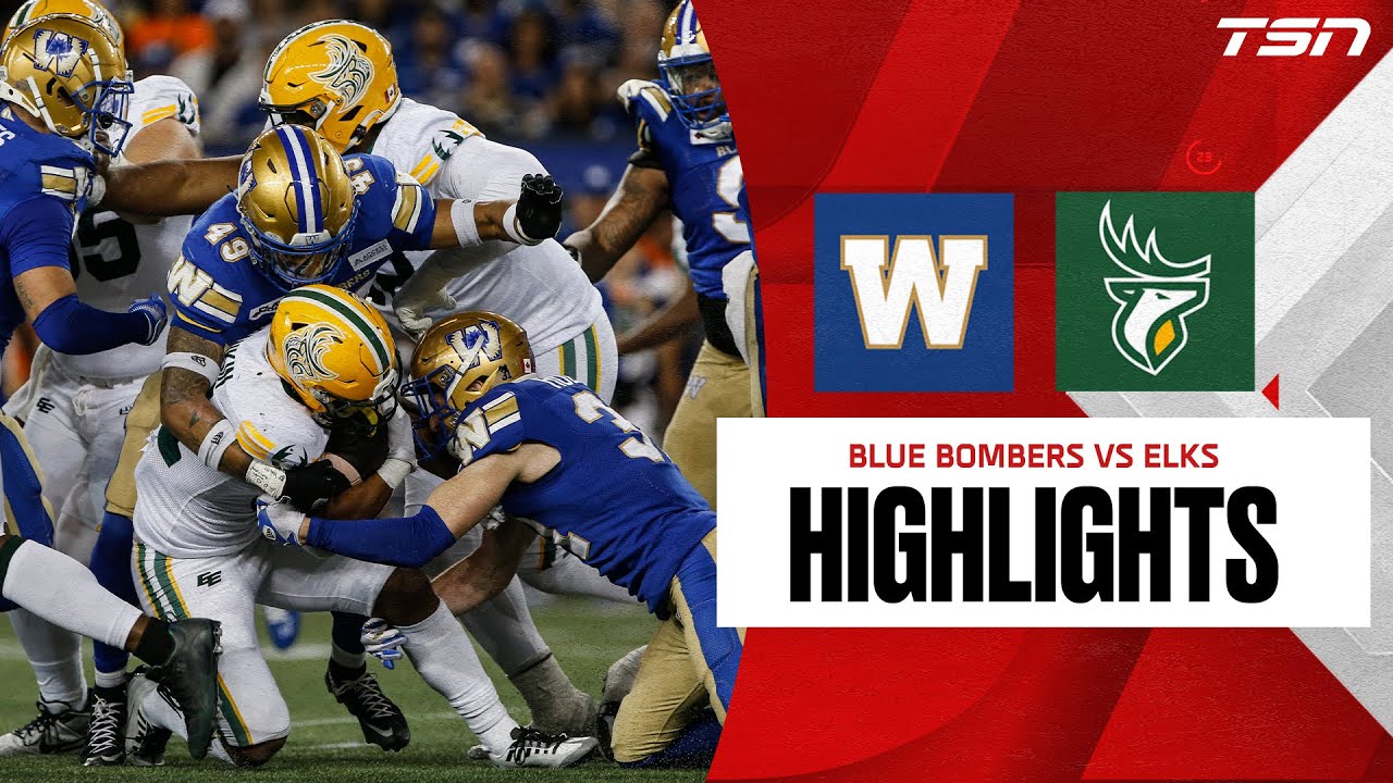 CFL WEEK 17: Winnipeg Blue Bombers vs. Edmonton Elks FULL HIGHLIGHTS
