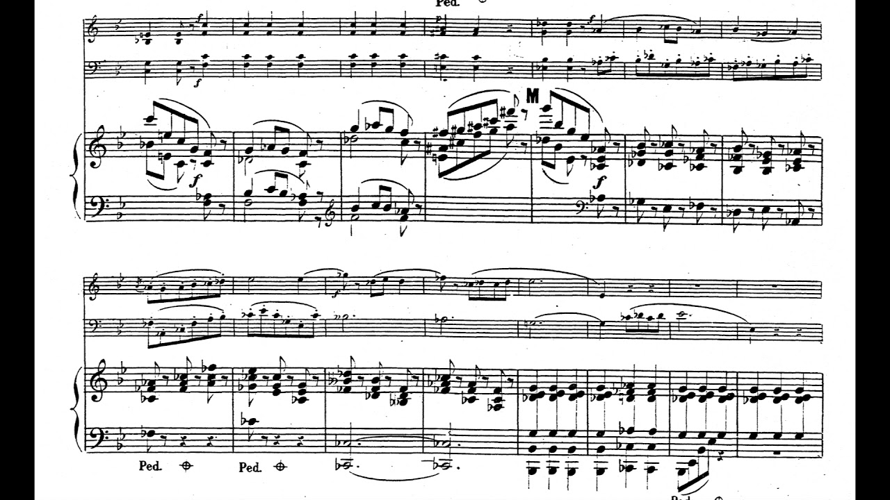 Cécile Chaminade - Piano Trio No. 1 in G Minor, Op. 11 (1881) [Score-Video]
