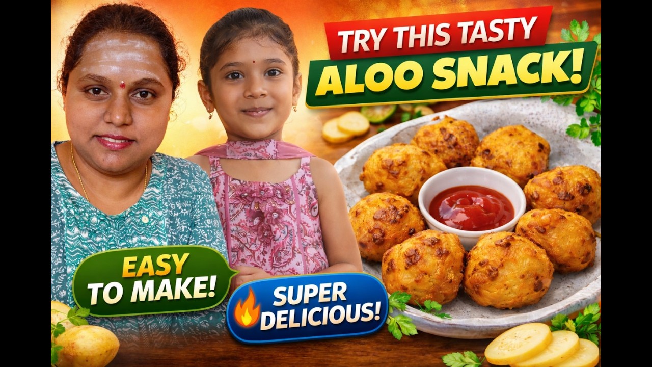 10 ನಿಮಿಷದಲ್ಲಿ ಕ್ರಿಸ್ಪಿ ಆಲೂ ಬೈಟ್ಸ್! ⏱️✨  #aloosnacksrecipes #aloobajji #karnatakaspecial #teasnacks