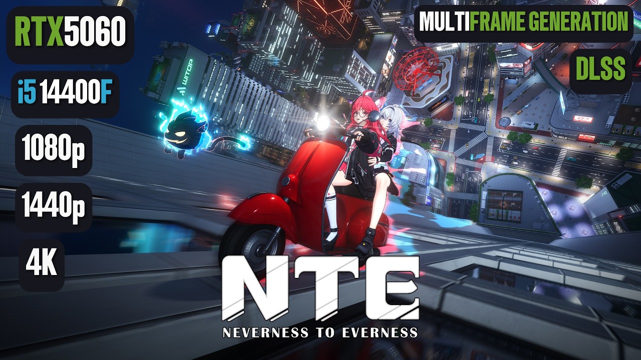 Neverness To Everness RTX 5060 | Test NTE RTX 5060 i i5 14400F 1080p/1440p/4K