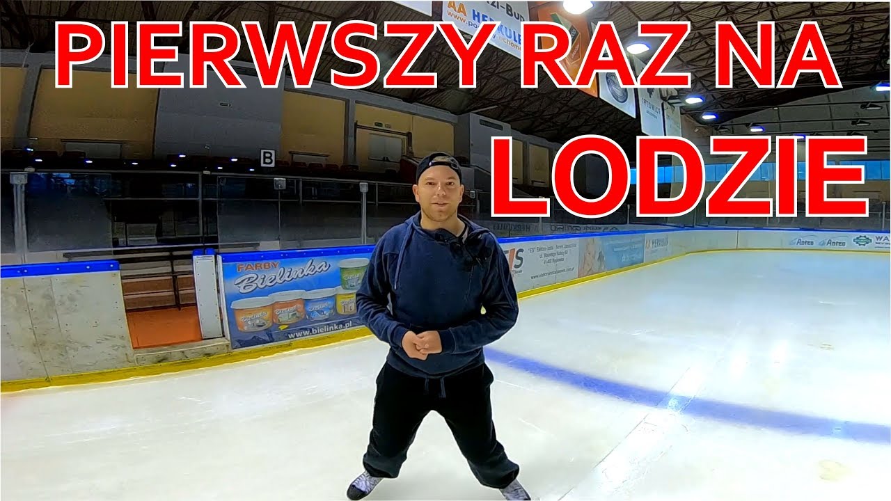 Nauka jazdy na łyżwach - pierwszy raz na LODZIE