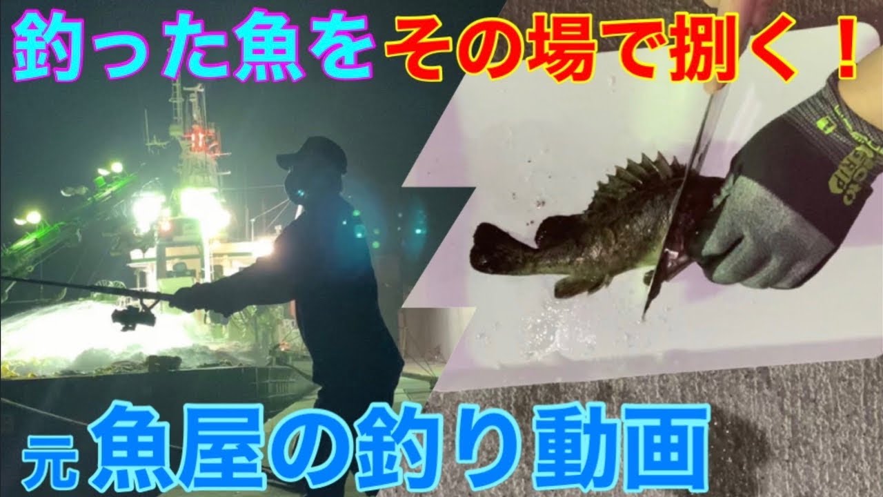釣った魚をその場で捌く！元魚屋の釣り日誌【大船渡湾】