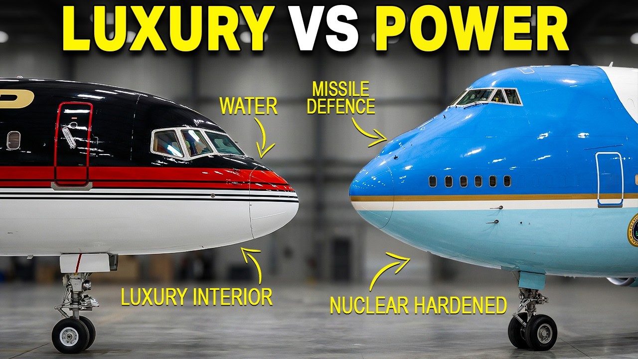 Donald Trump's Plane vs. The US Presidential Plane: Who Really Dominates the Sky?
