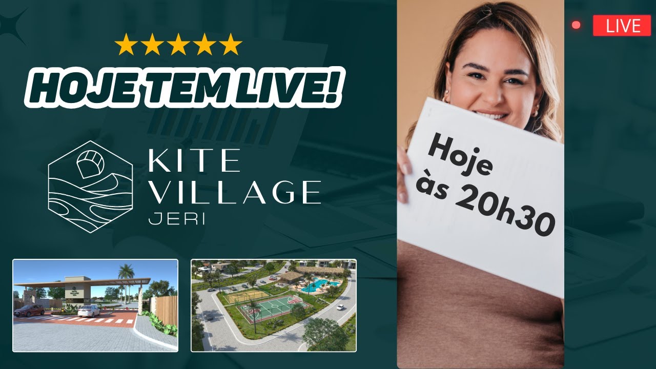 Live 🔴 Kite Village Jeri na Praia do Preá