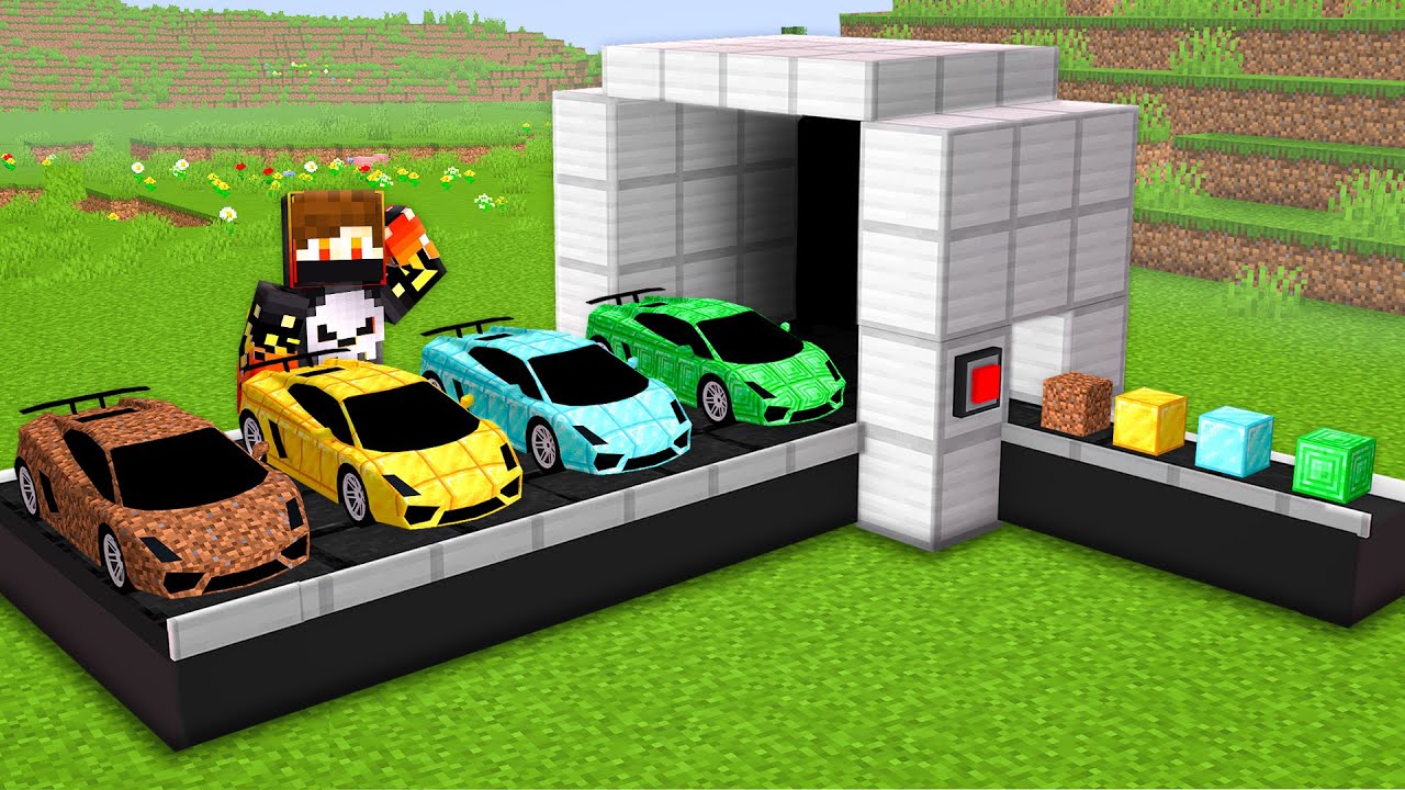 I Made Working Car Factory in Minecraft...
