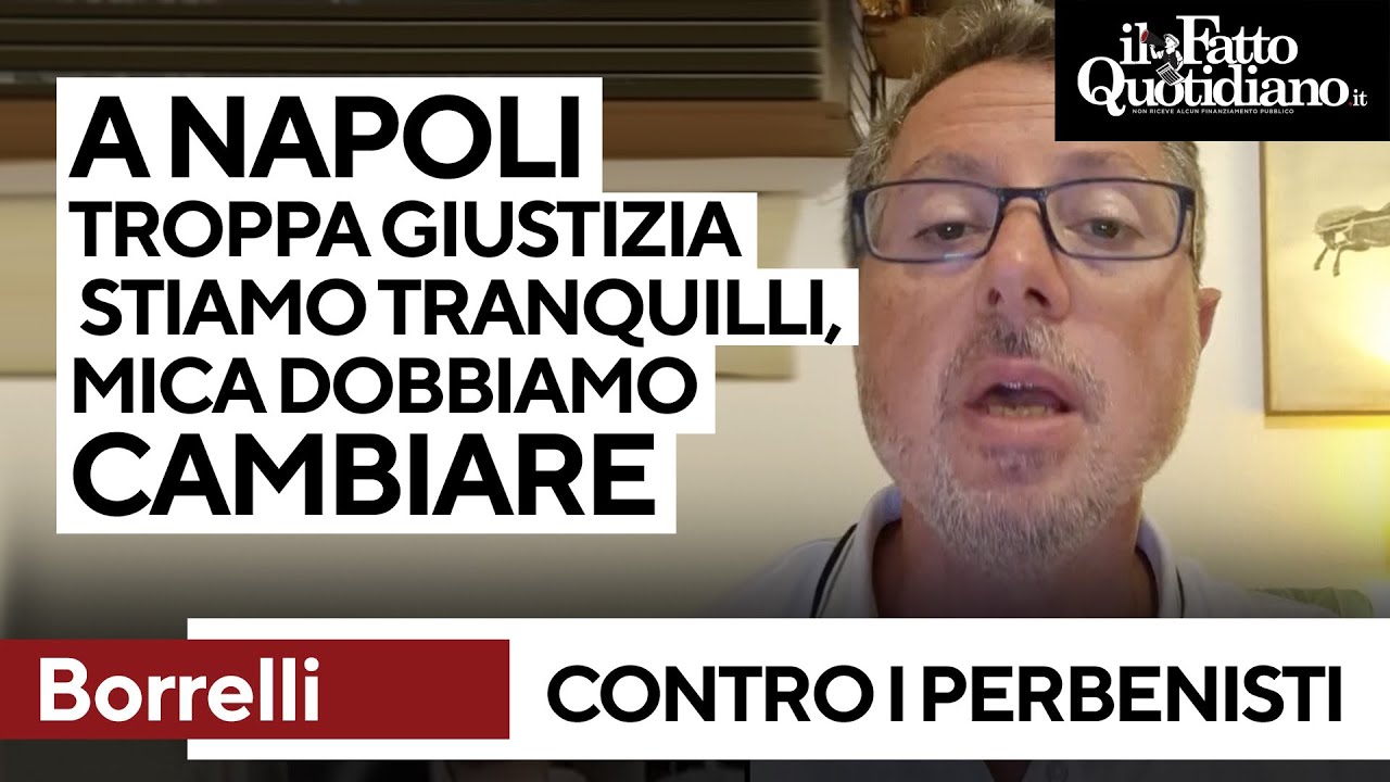 Lo sfogo sarcastico di Borrelli (Avs) contro i perbenisti: 