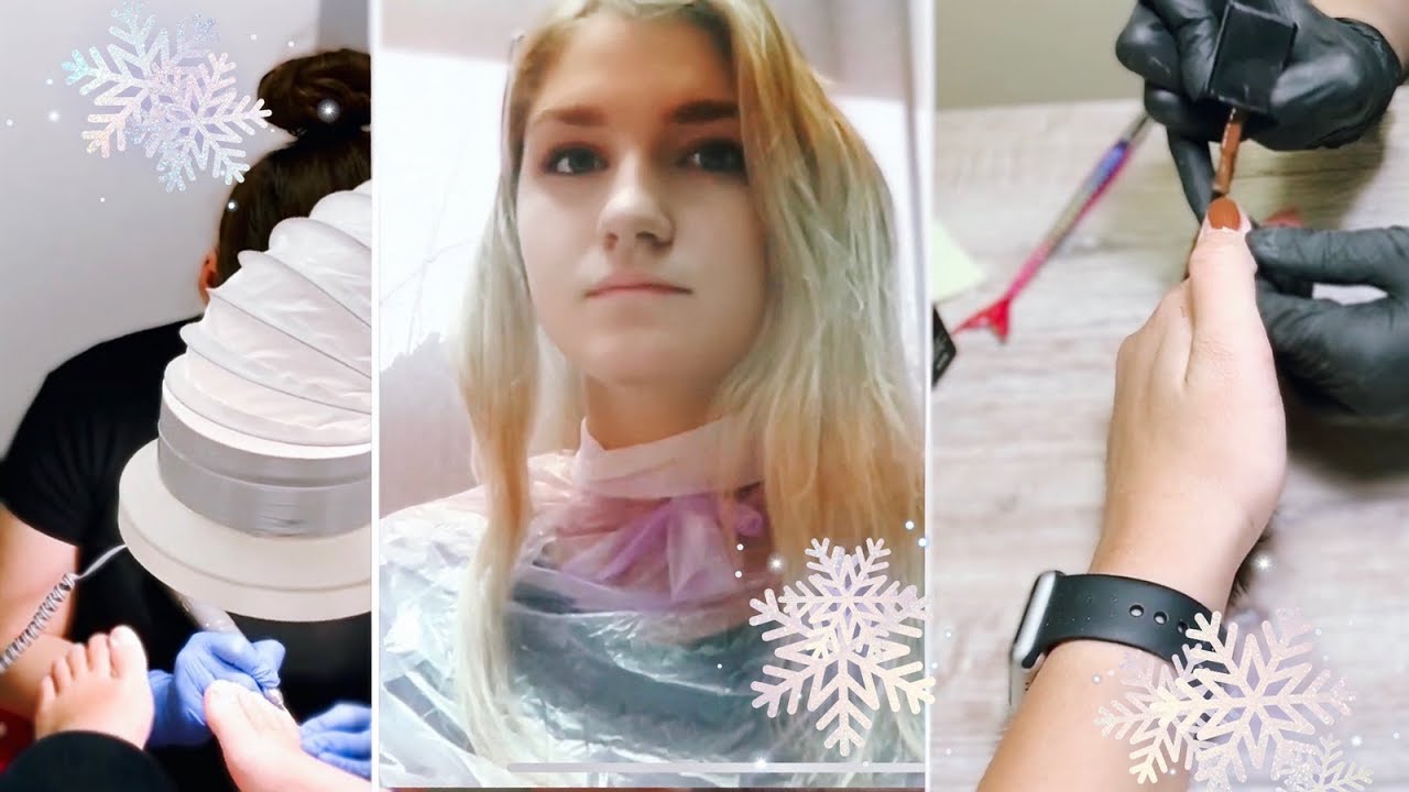 VLOG ПОКРАСКА волос 💆🏼‍♀️ МАНИКЮР 💅🏻 ПЕДИКЮР...Ремонт, автомойка💁🏼‍♀️