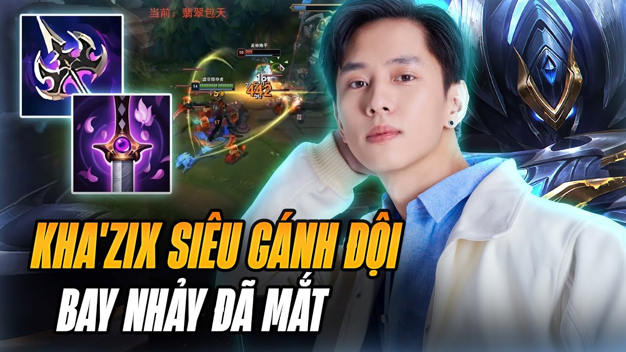 QIUYI FARM HƠN 30 MẠNG VỚI KHA'ZIX GÁNH TEAM THUA 3 LANE CỰC HAY CÙNG NHỮNG PHA BAY NHẢY ĐÃ MẮT