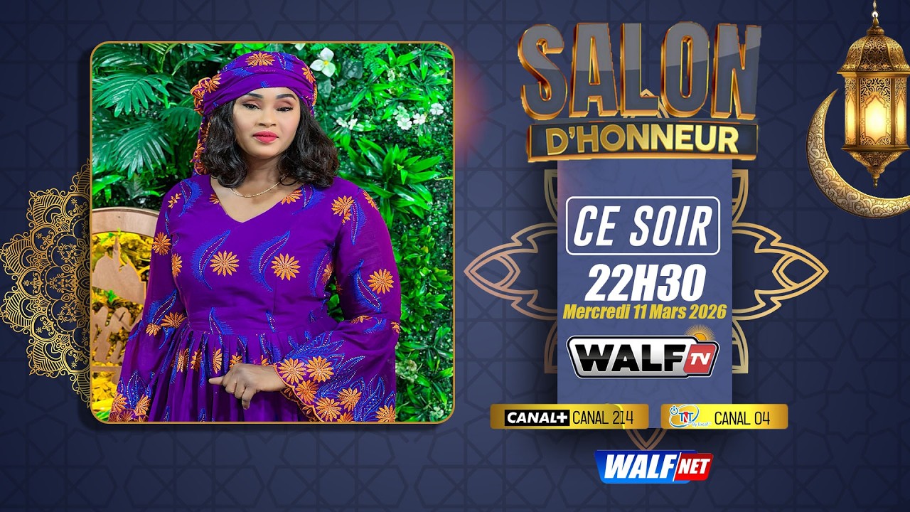 [🔴RAMADAN 2026] Maïmouna Bousso est l'invité dans Salon d’Honneur du Mardi 11 Mars 2026 Sur Walf Tv