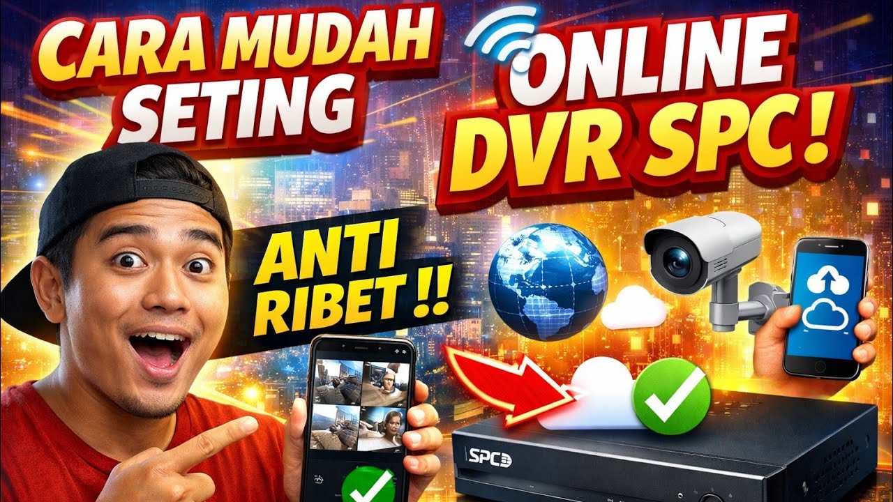 Cara Mudah Setting DVR SPC Online di HP | Anti Ribet!