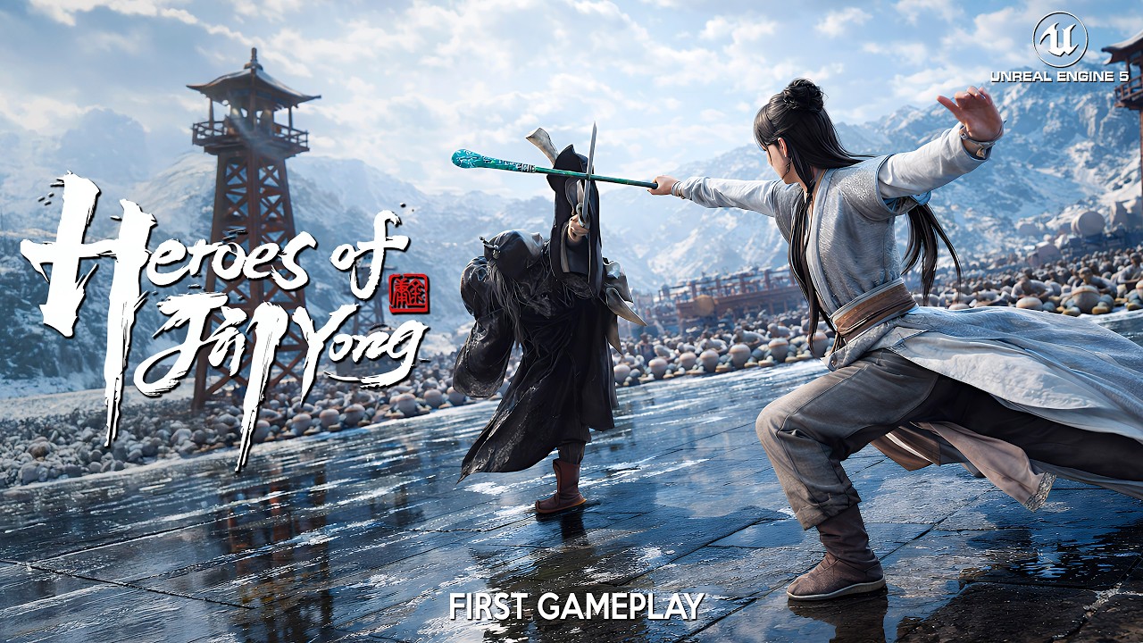 HEROES OF JIN YONG First Combat Reveal | Unreal Engine 5 Wuxia OPEN WORLD RPG with Fast-Paced Combat