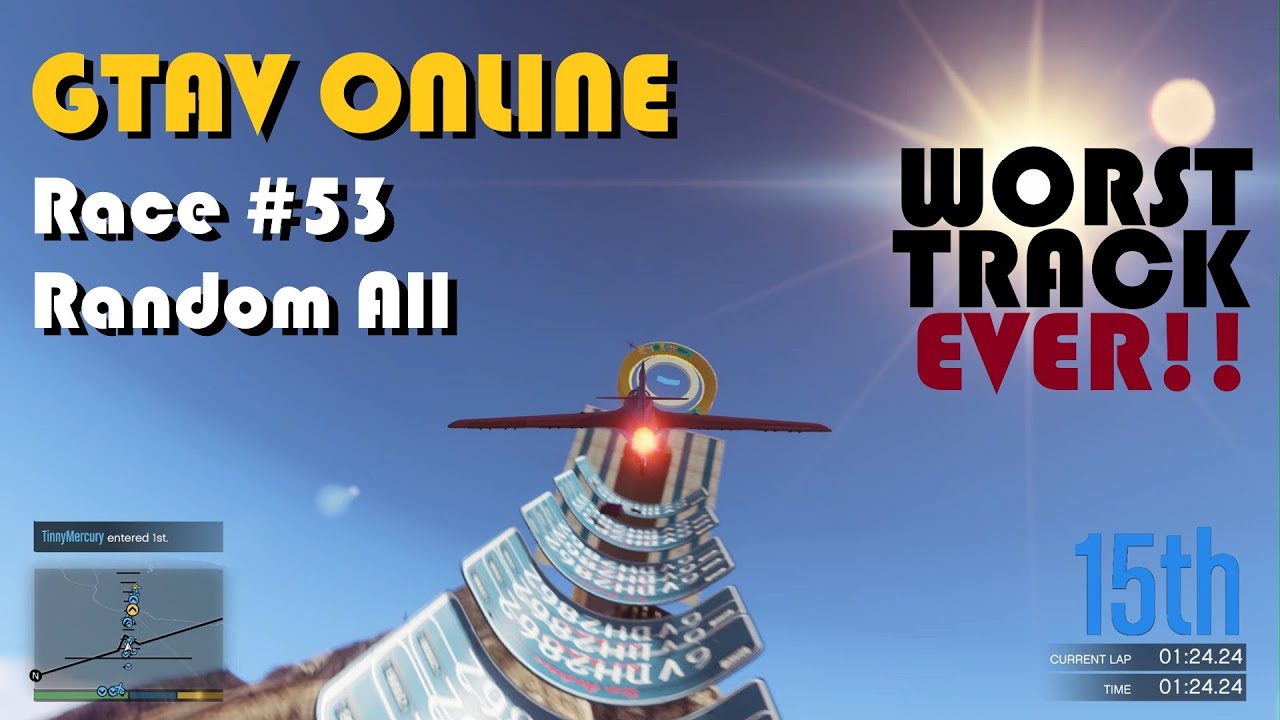 GTAV Race #53 Random All. Worst Track Ever!