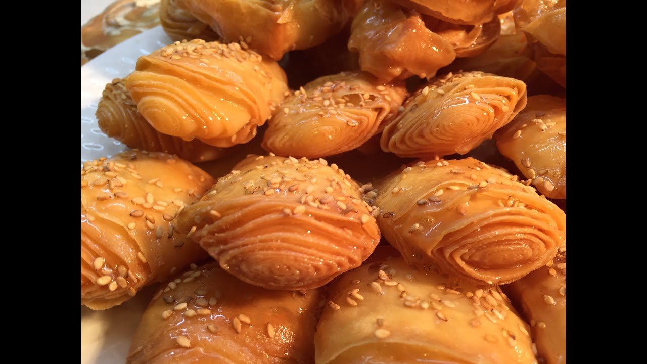رغيفة العيد بالنشا  مقرمشة /حلويات العيد2016                                    rghaif au miel