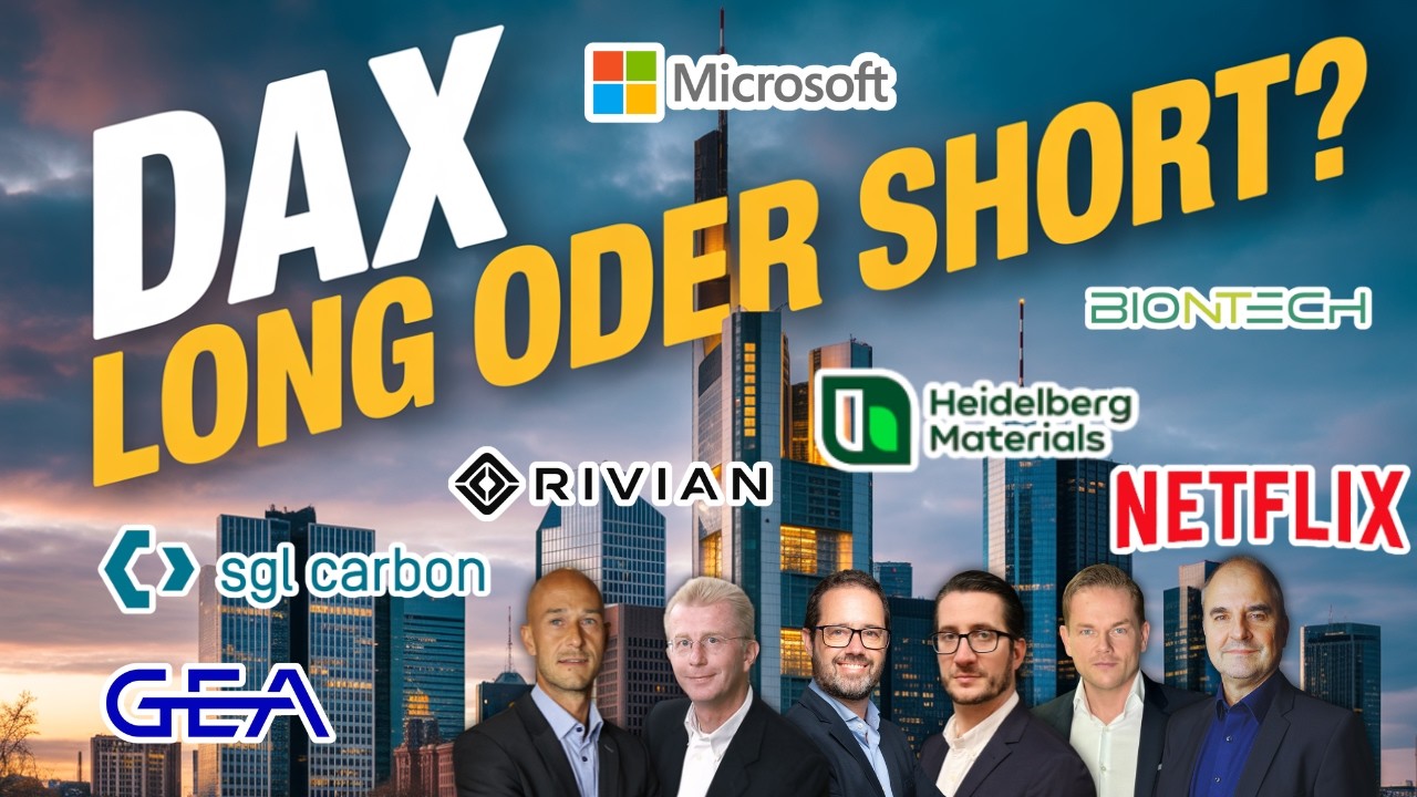 DAX stabil &uuml;ber 25.000 &ndash; Heidelberger, SGL, GEA, Siemens Energy, VW, Vonovia, MSFT & Netflix