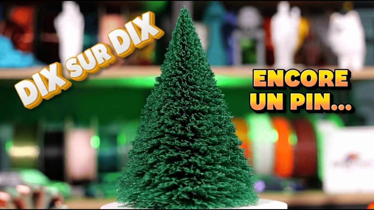 Les meilleurs sapins de Noël imprimés en 3D ! 🌲 Spectrum PLA Dark Green & Astuces de vitesse