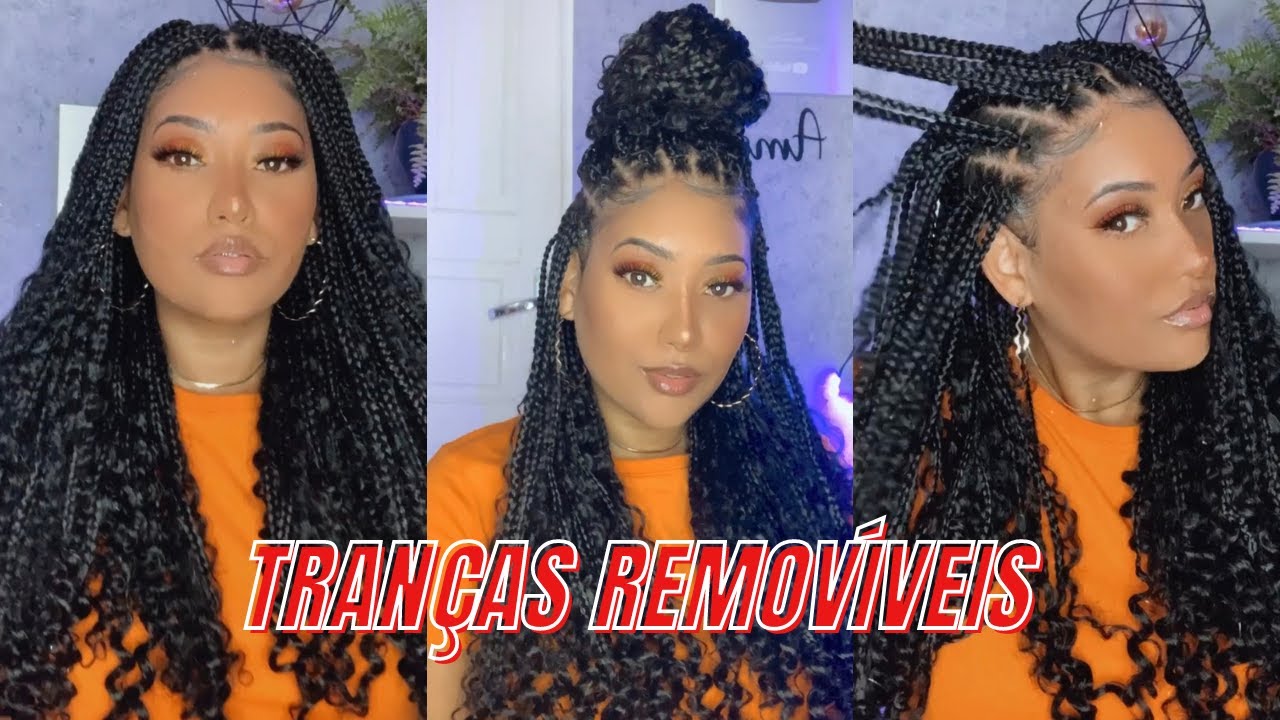 TRANÇAS EM MENOS DE 2 HORAS😱 | Goddess Braids Com Jumbo - Removíveis e feitos a mão | YIROOCABELOS
