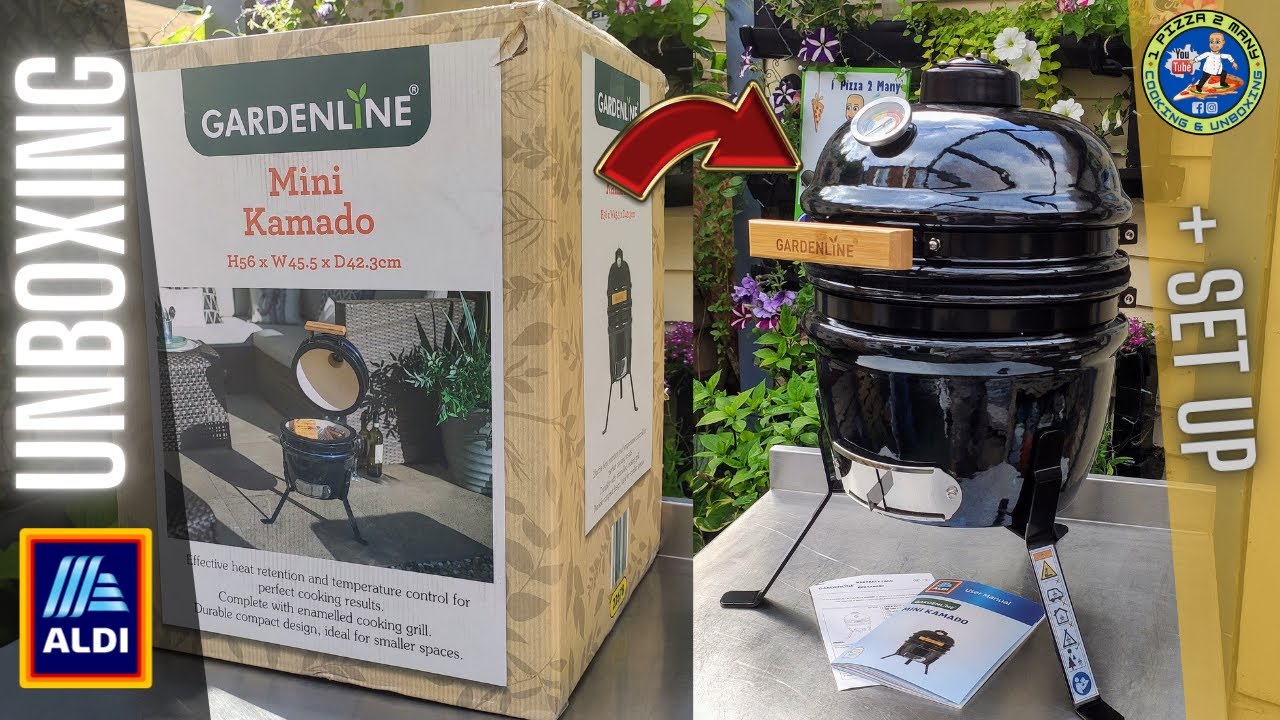 Aldi Mini Kamado Unboxing & Set Up Fast