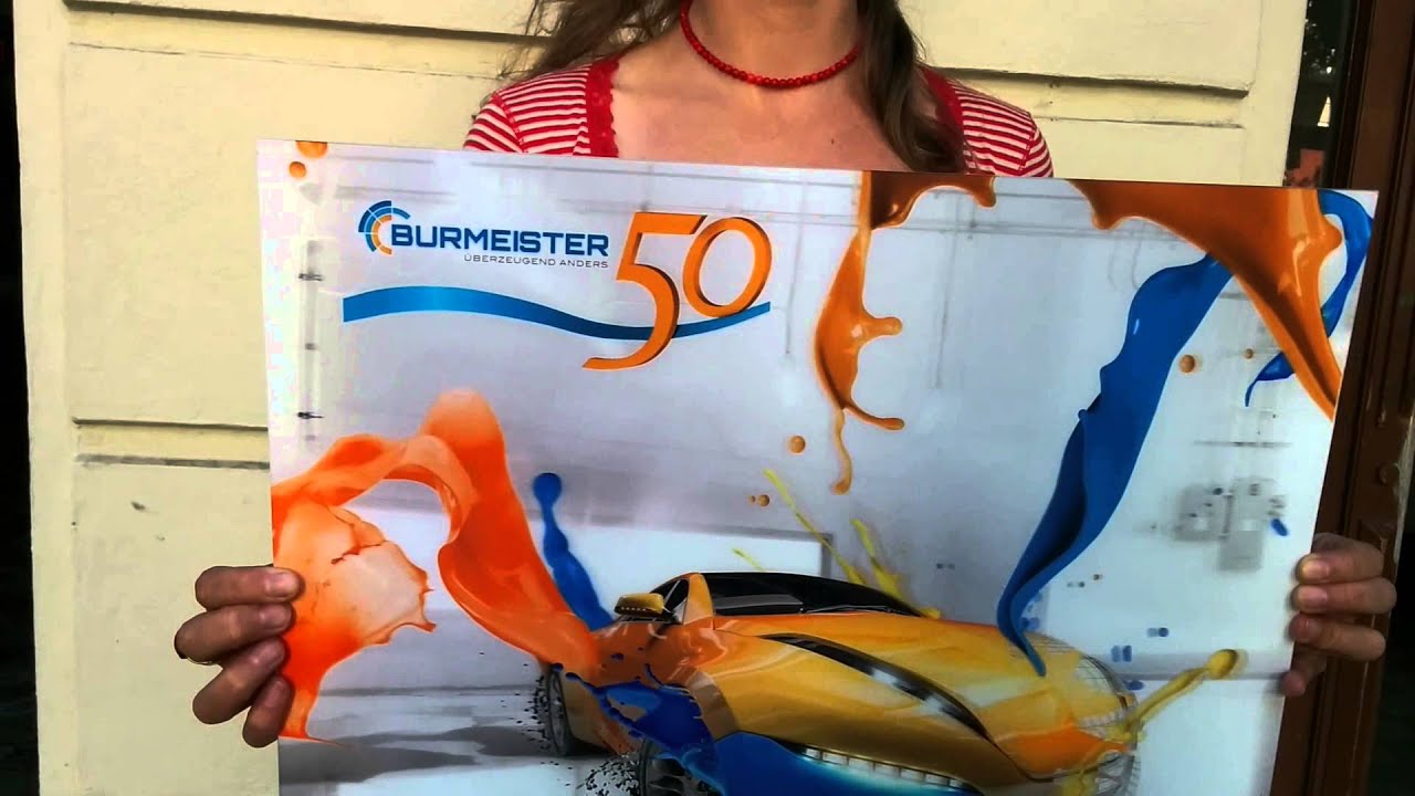 Lenticular Auto 3D auf 40 LPI-Platte gedruckt