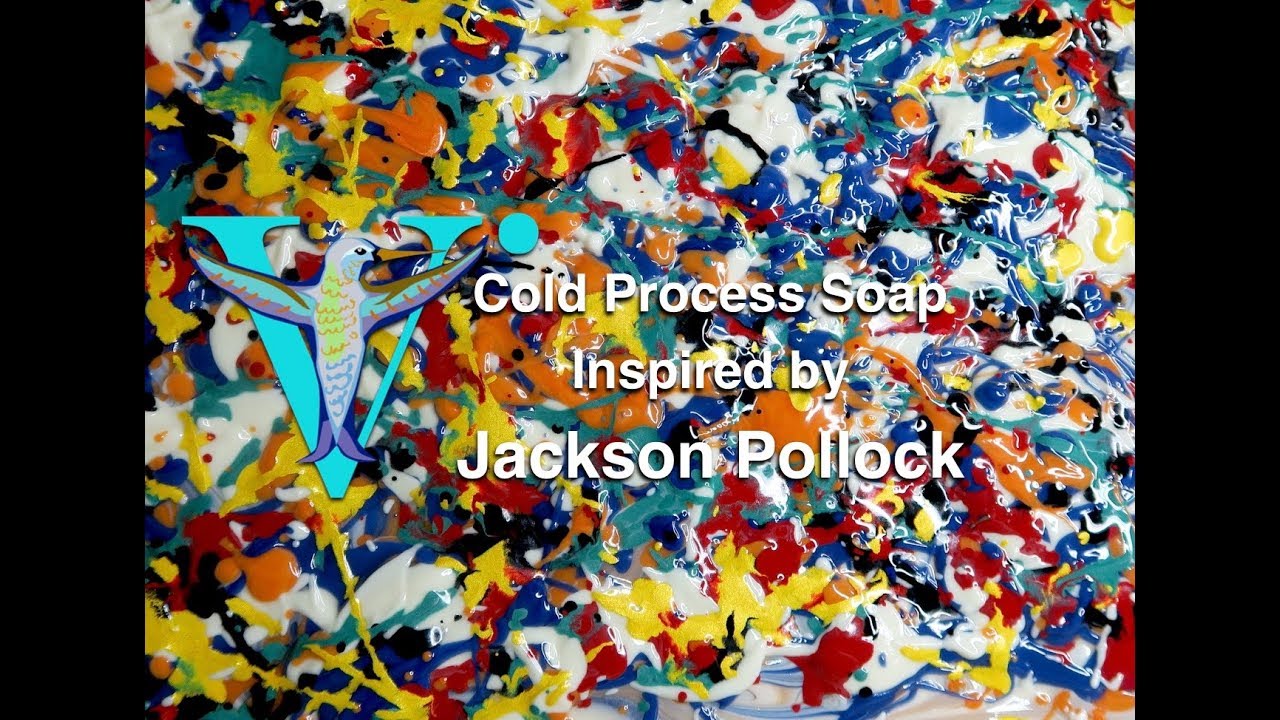 Soap Inspired by Jackson Pollock